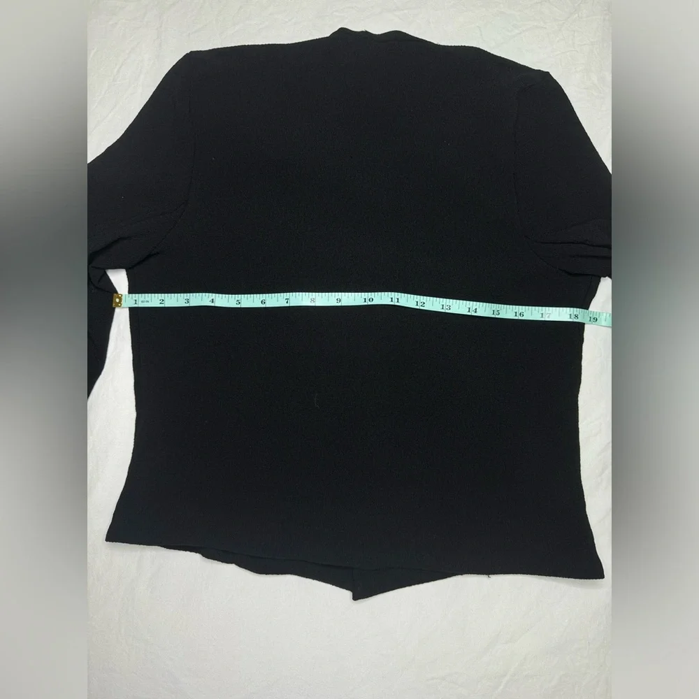 Open Blazer Black Textured Medium by George | Flowy - Picture 4 of 7